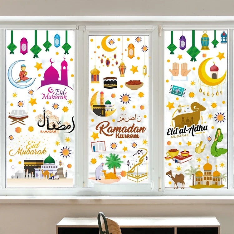 Ramadan and Eid window stickers