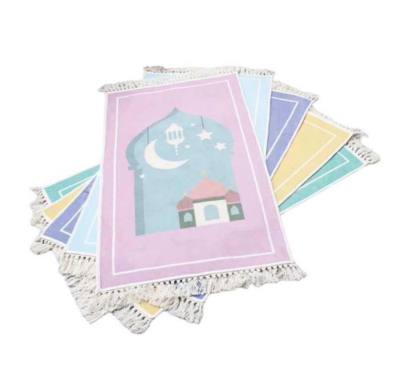 The pastel prayer mat