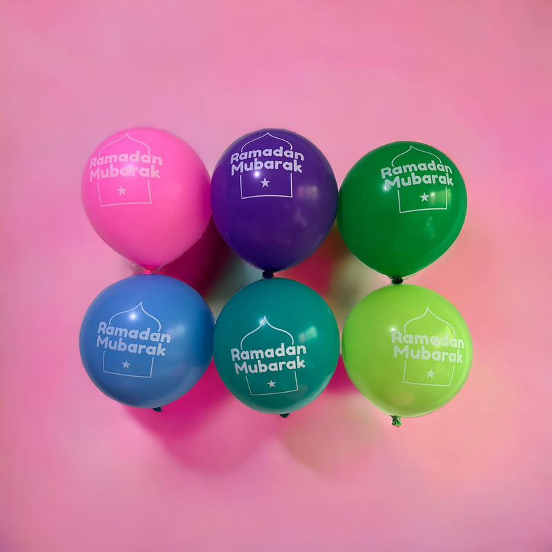 Ramadan multicolour balloons (12pcs)