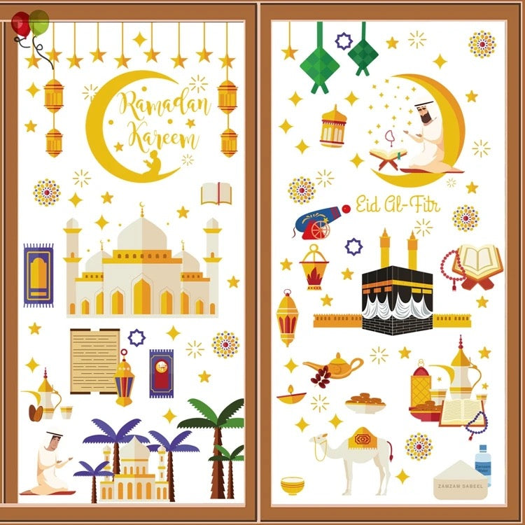 Ramadan window stickers