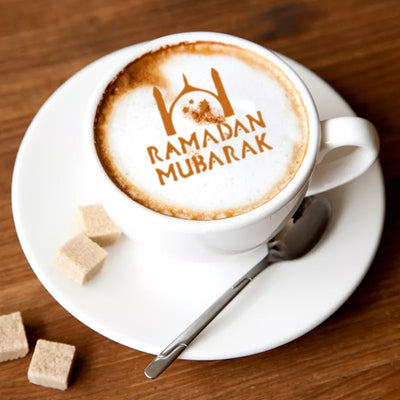 Ramadan and Eid coffee stencils