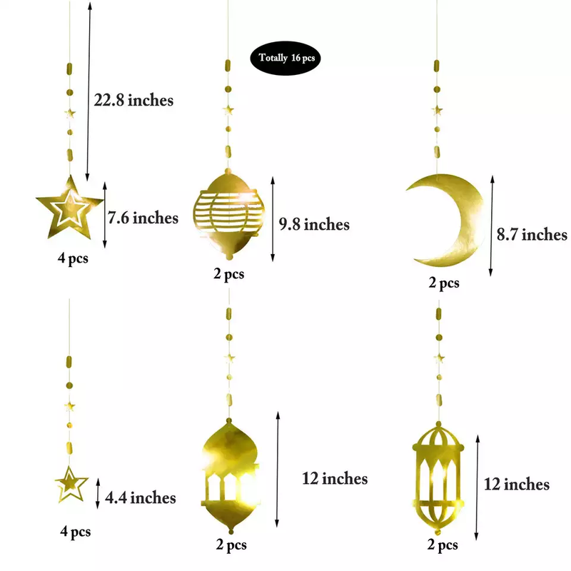 Ramadan Ornaments Large backdrop garland 