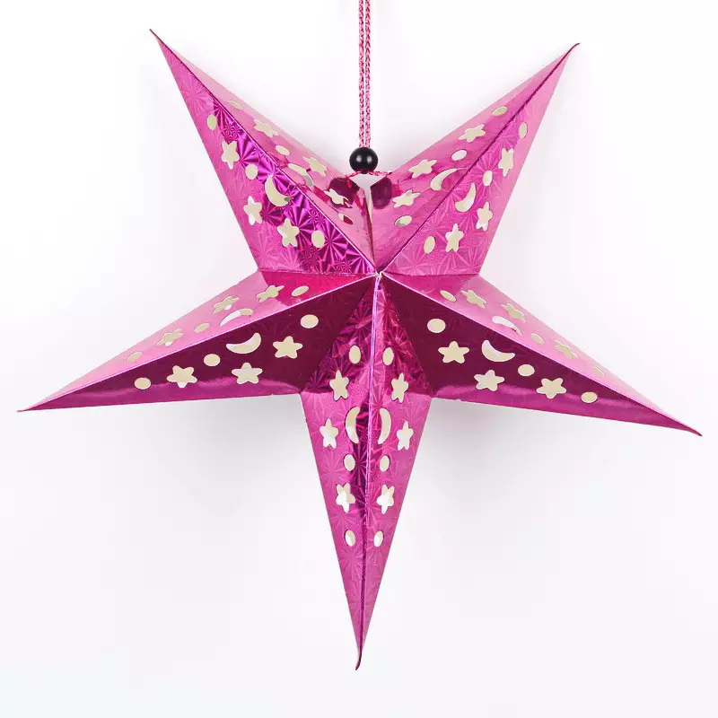 Pink Large Hanging star 