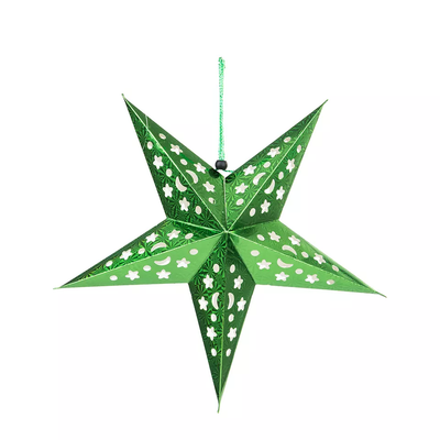 Green Laser Cut Star