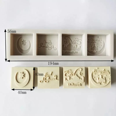 Eid and Ramadan Silicone Fondant Mould