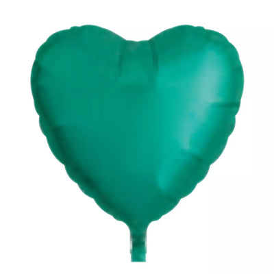 18inch Metallic Green Heart Balloon