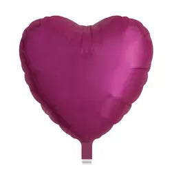 18inch Metallic Magenta Heart Balloon