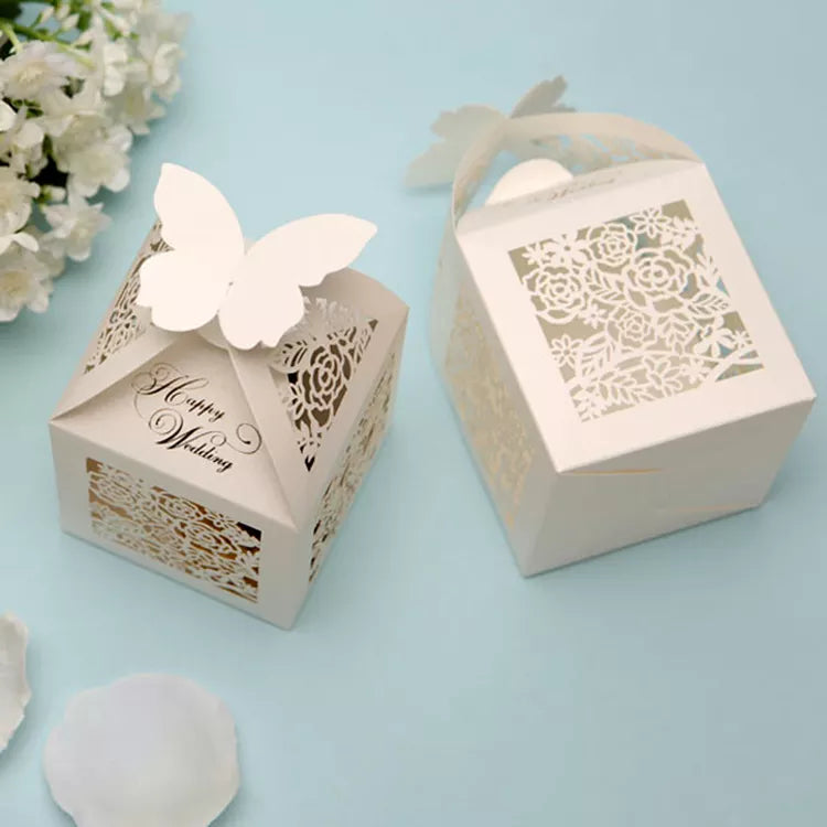 Butterfly Rose Favour Boxes
