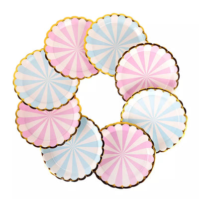 Pink and Blue Plates