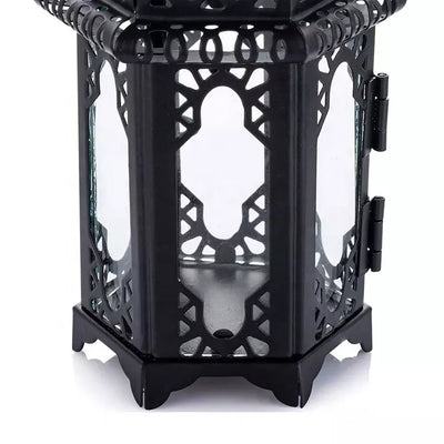 Black Tealight Lantern set 