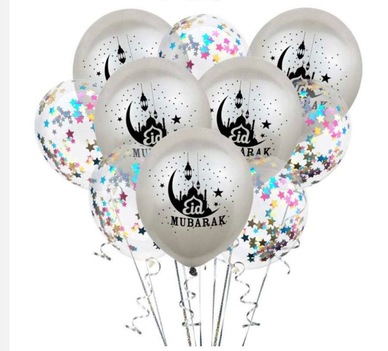 Star Confetti Eid Balloon set