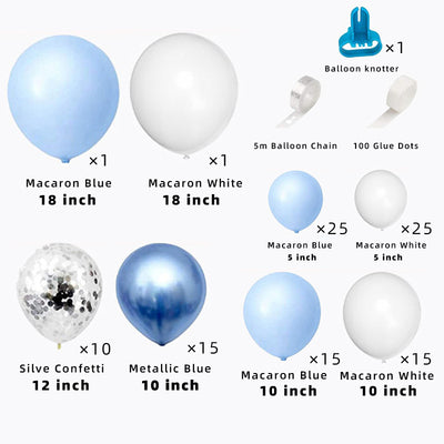Blue Balloon Arch Kit 