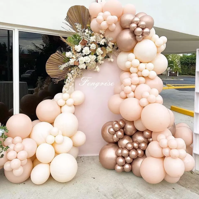 Rose Gold and Peach Balloon Arch Kit 