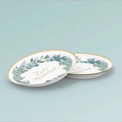 'Evergreen' Eid Mubarak plates (10pcs)