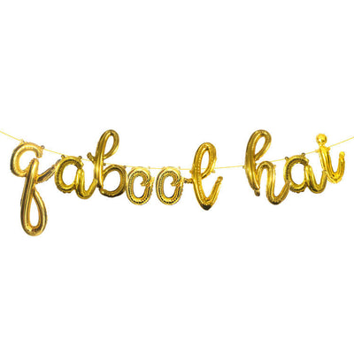 'Qabool Hai' Gold Foil Balloon